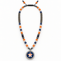 Handcrafted Baseball Fan-Inspired Pendant Necklace – 30 inch