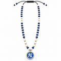 Handcrafted Baseball Fan-Inspired Pendant Necklace – 30 inch
